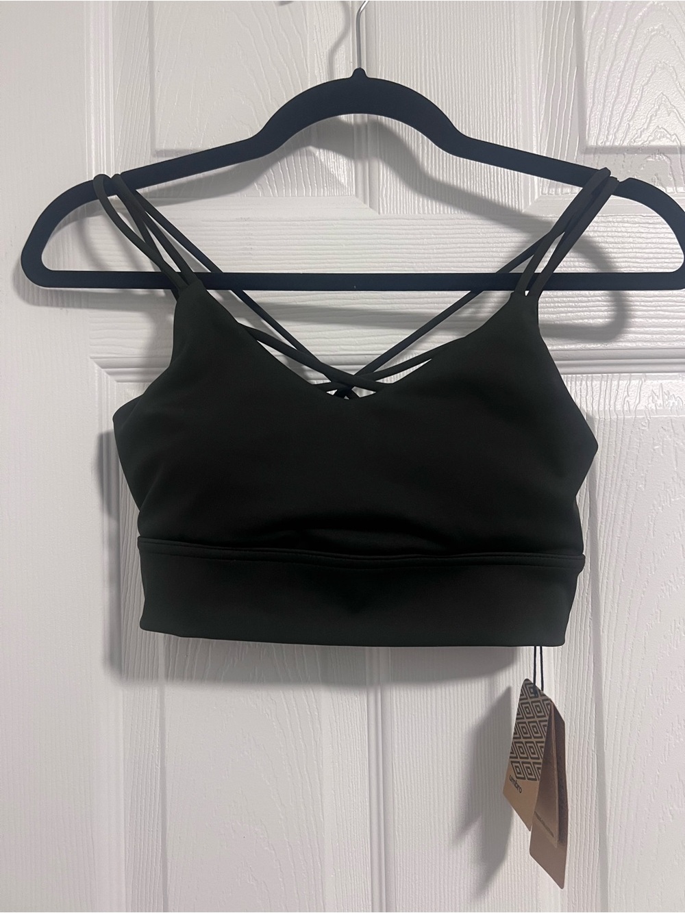 Umbro Black Strappy Sports Bra